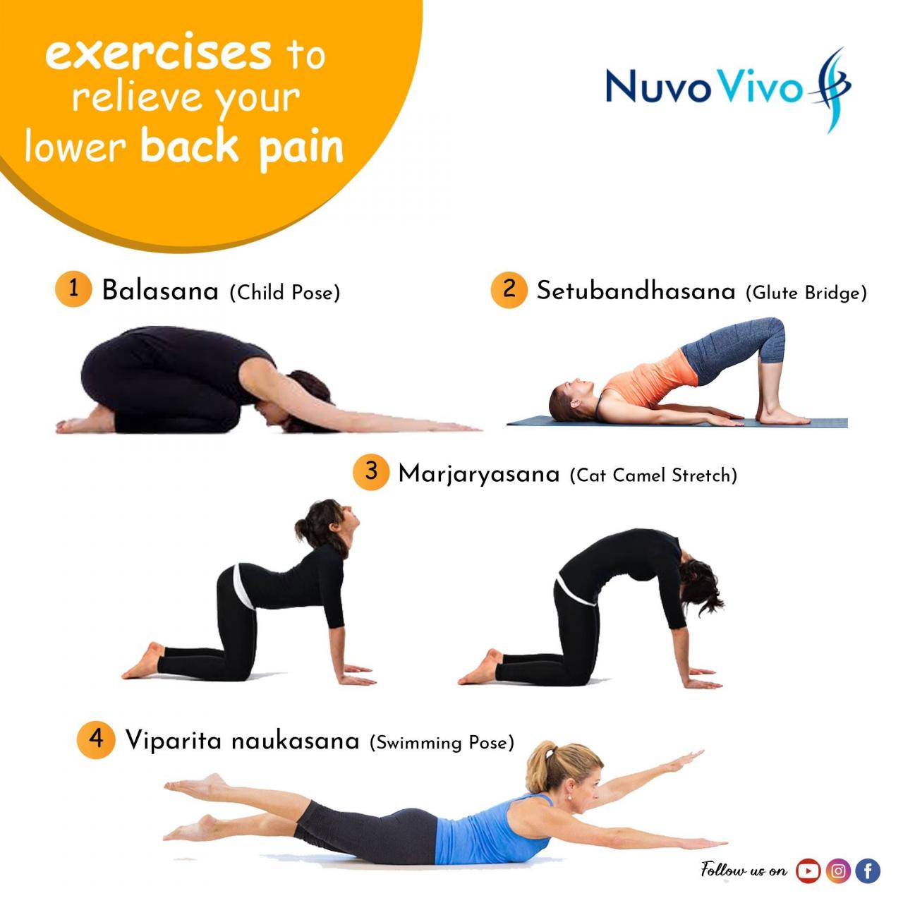 Pain back tips lower stretches relief reduce easy mid